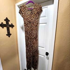 Leopard Print Jumpsuit